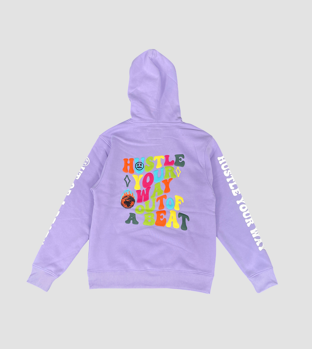 Hustle Your Way Out of a Beat Graphic Hoodie