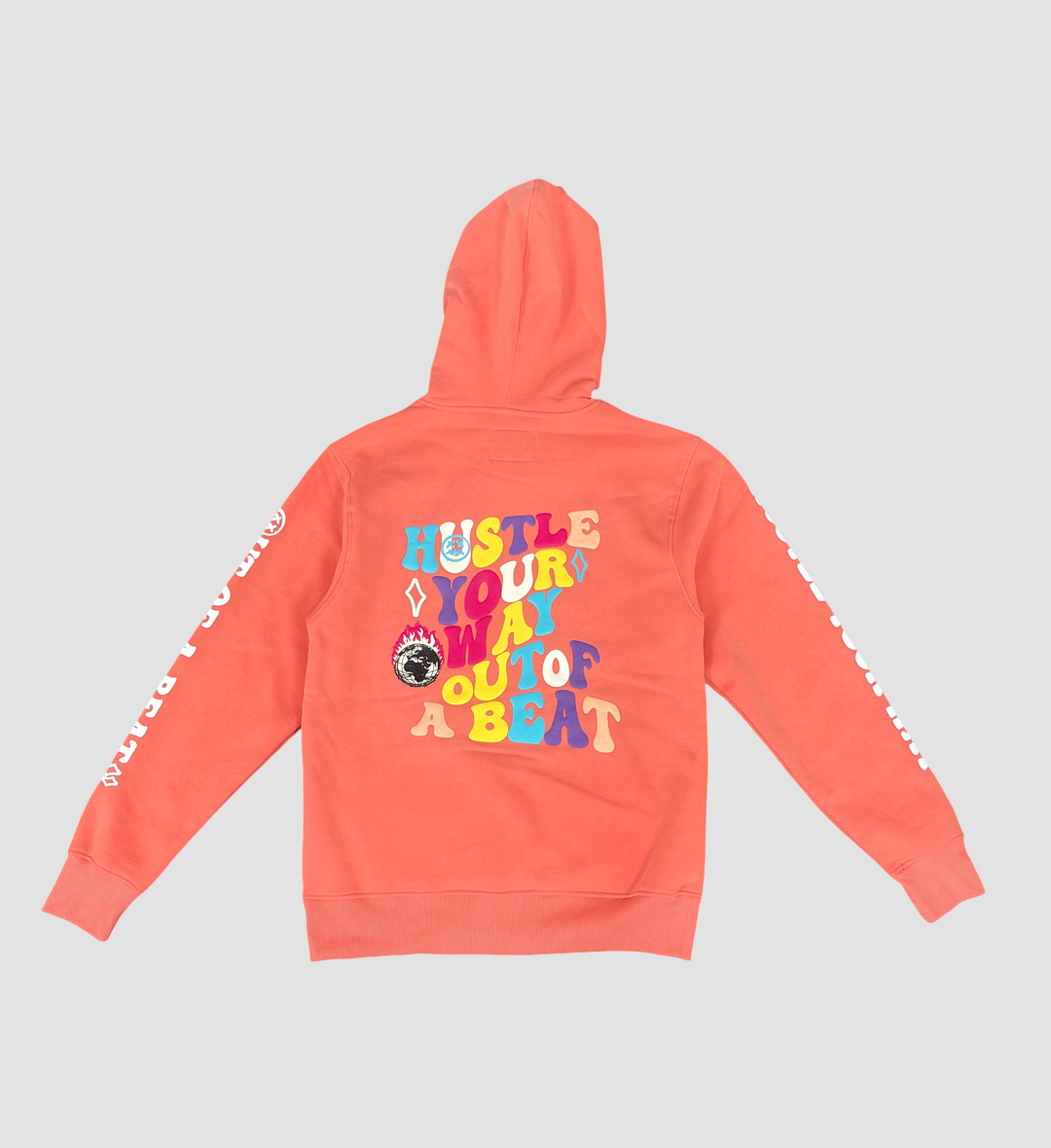 Hustle Your Way Out of a Beat Graphic Hoodie