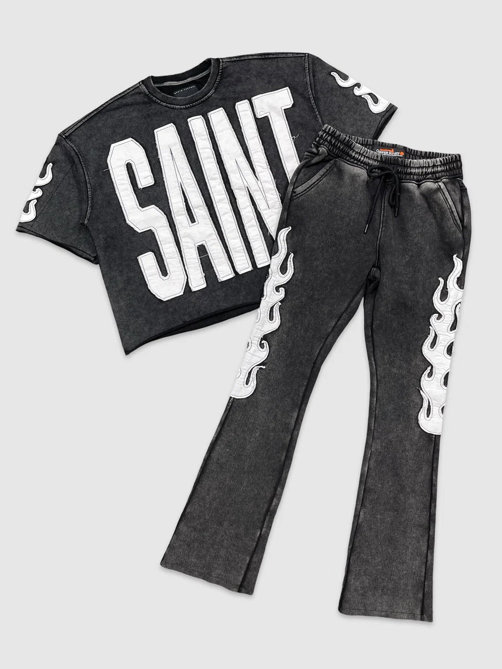 SAINT Flame Streetwear Two-Piece Set