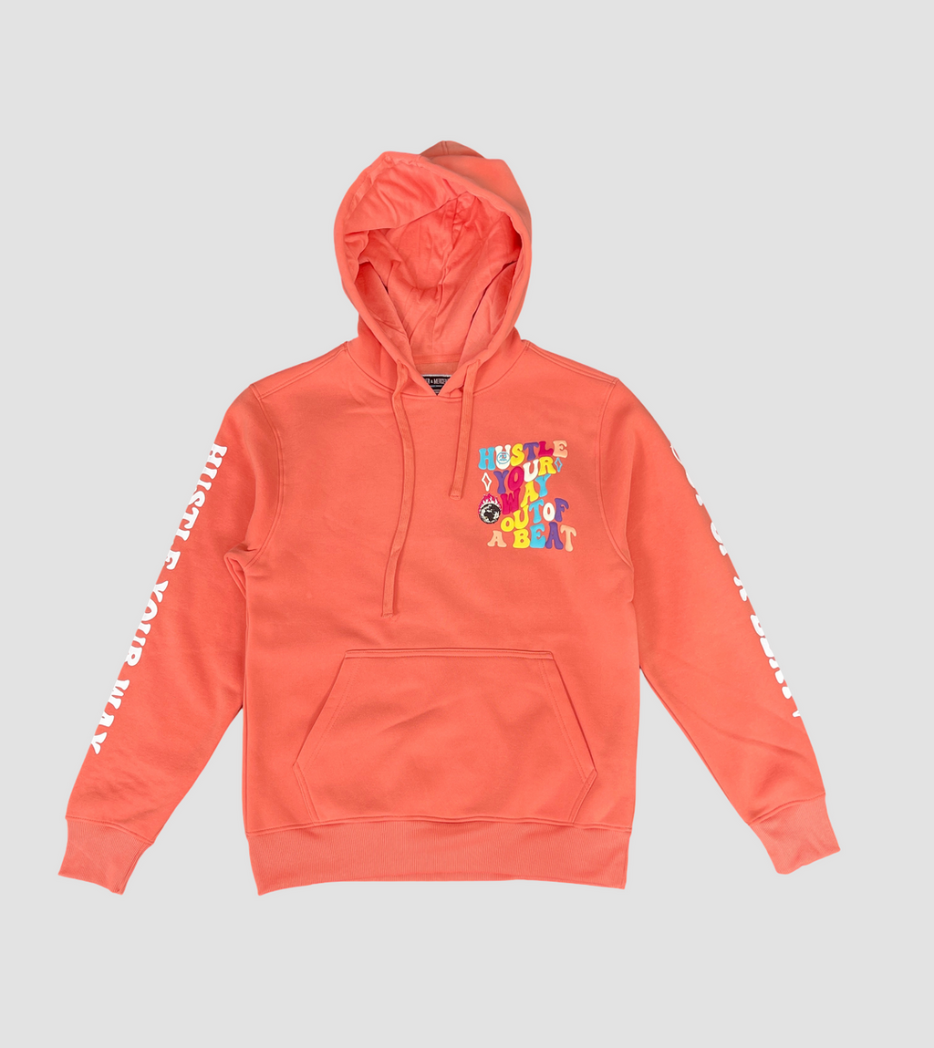 Hustle Your Way Out of a Beat Graphic Hoodie