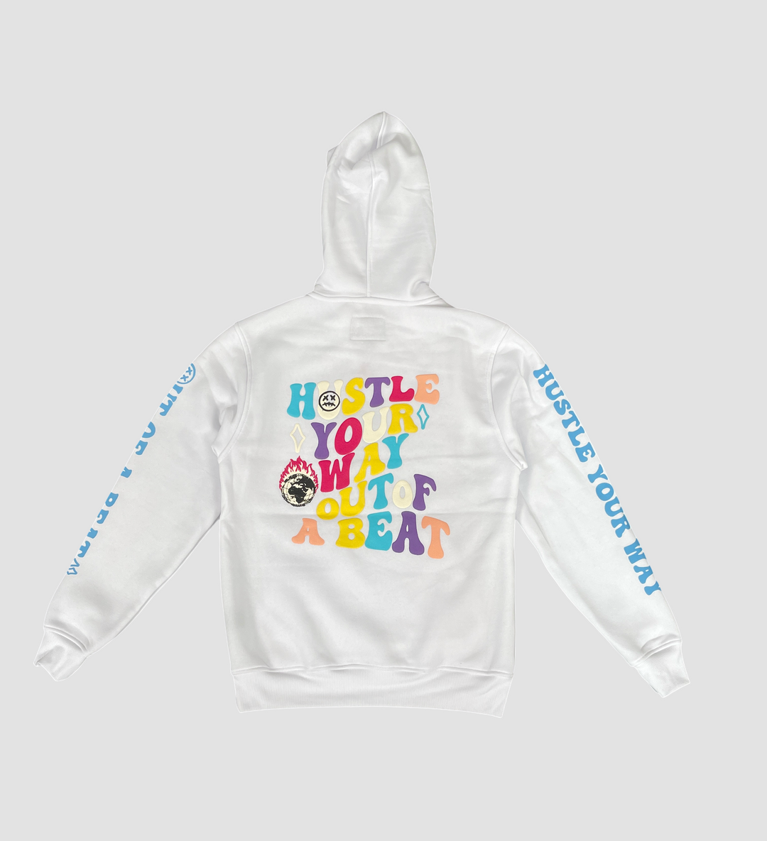 Hustle Your Way Out of a Beat Graphic Hoodie