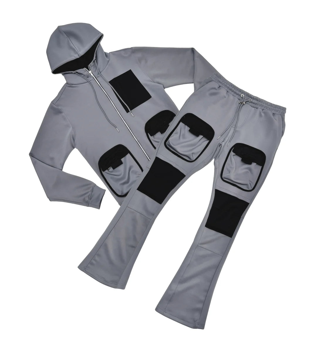 TRICOT CARGO HOODIE SET