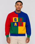 COLORBLOCK JACQUARD SWEATER