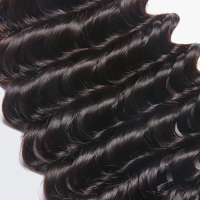 Deep Wave Brazilian 100% Virgin Hair Bundles 10-30''